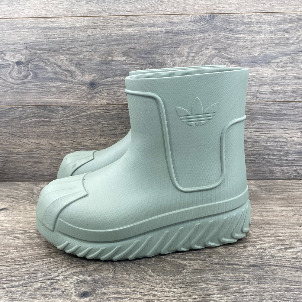 Adidas Green Adifom Superstar Rain Boots - Picture 3 of 11